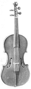 Скрипка работы В. Линароля (1581)