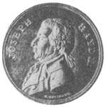 Гайдн (медальон, изготовленный Н. Гатто, Париж, 1800)