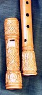 Блокфлейта-альт, резная, из груши (резьба выполнена известным мастером-реставратором Хасаном Курбановым)